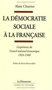 Tapa de La démocratie sociale à la française