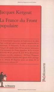 Tapa de La France du Front populaire