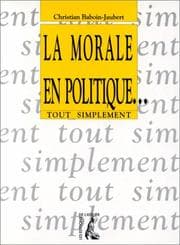 Tapa de La morale en politique