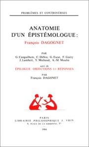 Tapa de Anatomie d'un épistémologue
