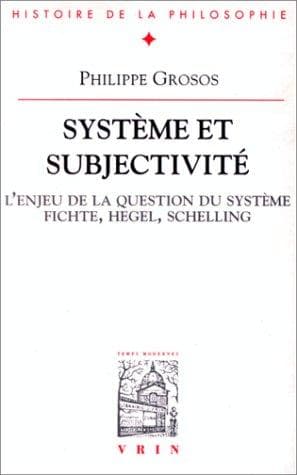Tapa de Système et subjectivité
