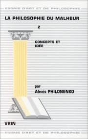 Tapa de La philosophie du malheur
