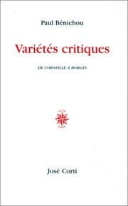 Tapa de Variétés critiques