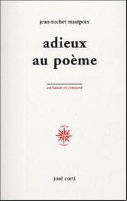 Tapa de Adieux au poème