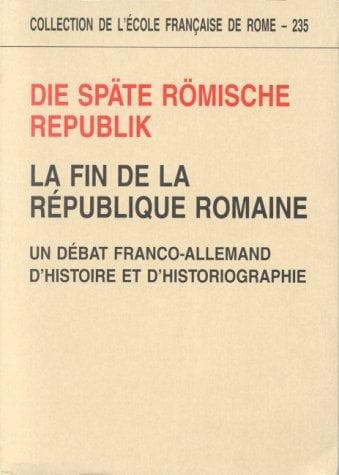 Tapa de Die Späte römische Republik =