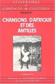 Tapa de Chansons d'Afrique et des Antilles