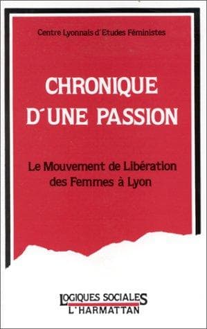 Tapa de Chronique d'une passion