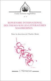 Tapa de Répertoire international des thèses sur les littératures maghrébines