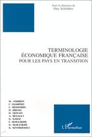 Tapa de Terminologie économique française pour les pays en transition