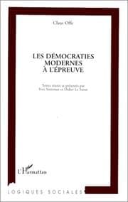 Tapa de Les démocraties modernes à l'épreuve