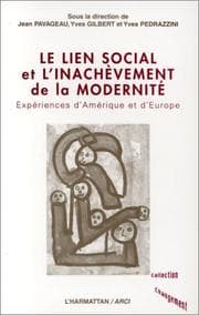 Tapa de Le lien social et l'inachèvement de la modernité
