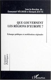 Tapa de Que gouvernent les régions d'Europe?