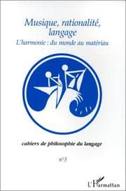 Tapa de Musique, rationalité, langage