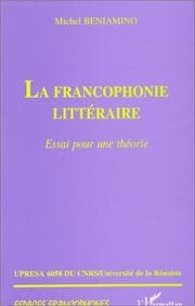 Tapa de La francophonie littéraire