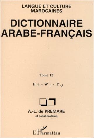 Tapa de Dictionnaire arabe-français