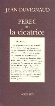 Tapa de Perec, ou, La cicatrice