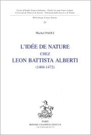 Tapa de L'idée de nature chez Leon Battista Alberti, 1402-1472