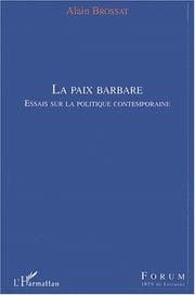 Tapa de La paix barbare