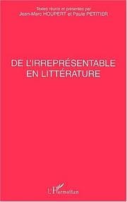 Tapa de De l'irreprésentable en littérature