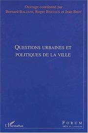 Tapa de Questions urbaines et politiques de la ville