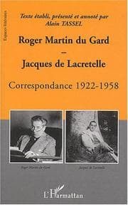 Tapa de Correspondance 1922-1958