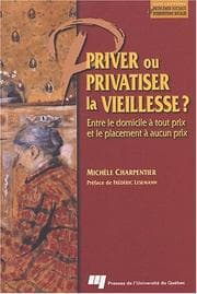 Tapa de Priver ou privatiser la vieillesse?