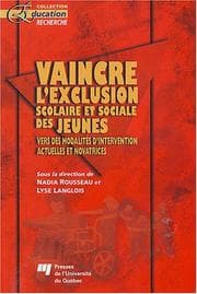 Tapa de Vaincre l'exclusion scolaire et sociale des jeunes