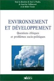 Tapa de Environnement et développement
