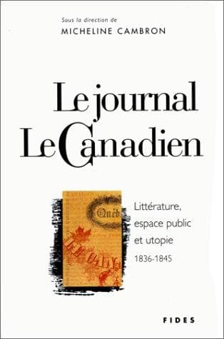 Tapa de Le journal Le Canadien