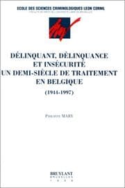 Tapa de Délinquant, délinquance et insécurité