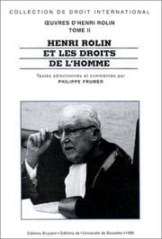 Tapa de Henri Rolin et les droits de l'homme