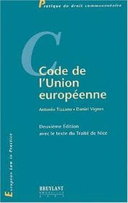 Tapa de Code de l'Union européenne