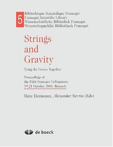Tapa de Strings and gravity