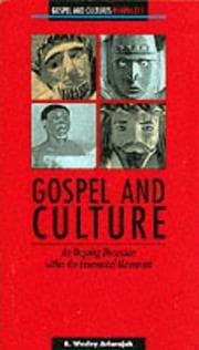 Tapa de Gospel and culture