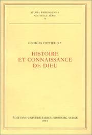 Tapa de Histoire et connaissance de Dieu
