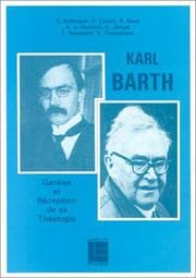 Tapa de Karl Barth