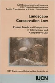 Tapa de Landscape conservation law