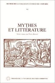 Tapa de Mythes et littérature