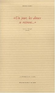 Tapa de "Un jour, les dieux se retirent--"