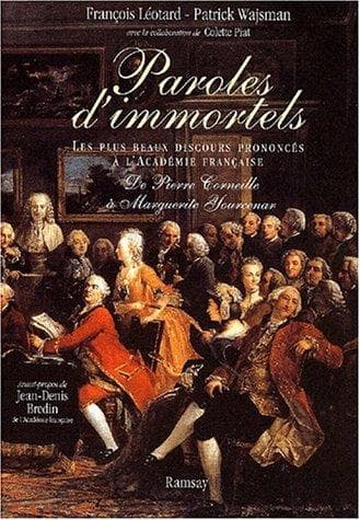 Tapa de Paroles d'immortels