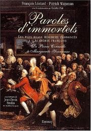 Tapa de Paroles d'immortels