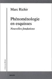 Tapa de Phénoménologie en esquisses
