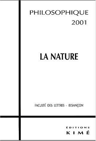 Tapa de La nature
