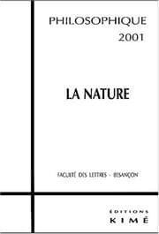 Tapa de La nature