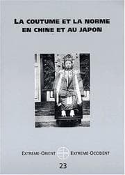 Tapa de La coutume et la norme en Chine et au Japon