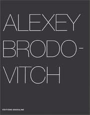 Tapa de Alexey Brodovitch