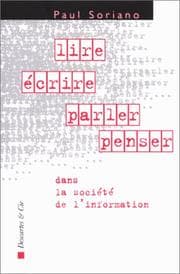 Tapa de Lire, écrire, parler, penser dans la société de l'information