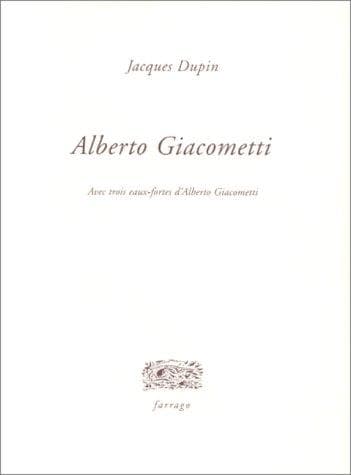 Tapa de Alberto Giacometti