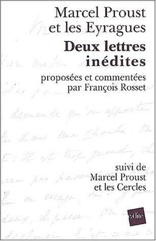 Tapa de Marcel Proust et les Eyragues