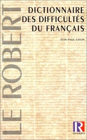 Tapa de Dictionnaire des difficultés du français